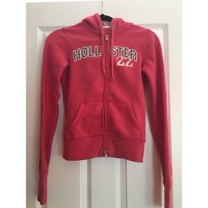 Pink Hollister Zip-Up - WILL TAKE OFFERS